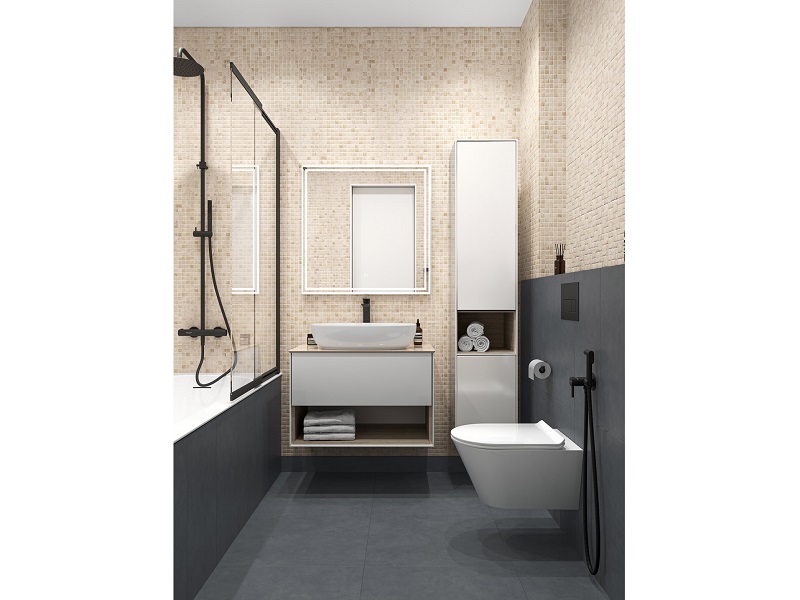 Совмещенный санузел Риальто Антика / Про Чементо Совмещенный санузел Риальто Антика / Про Чементо