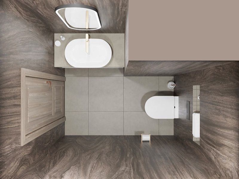 Туалетная комната Про Чементо / Ноче