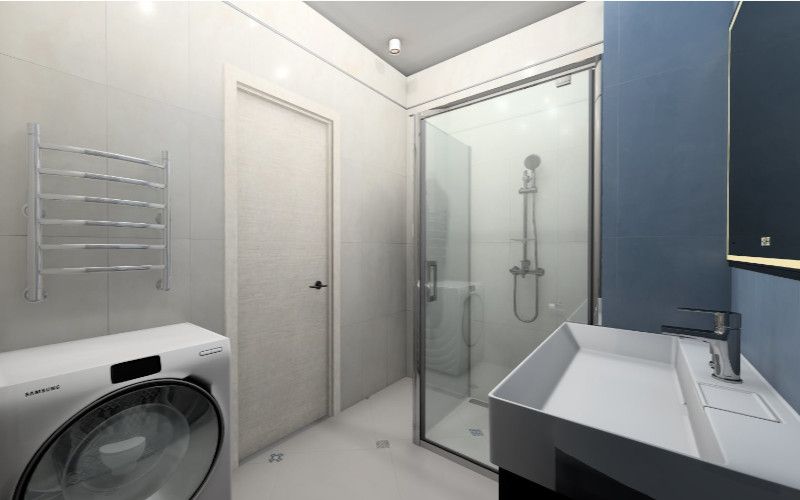 Совмещенный санузел Онда в стиле пэчворк