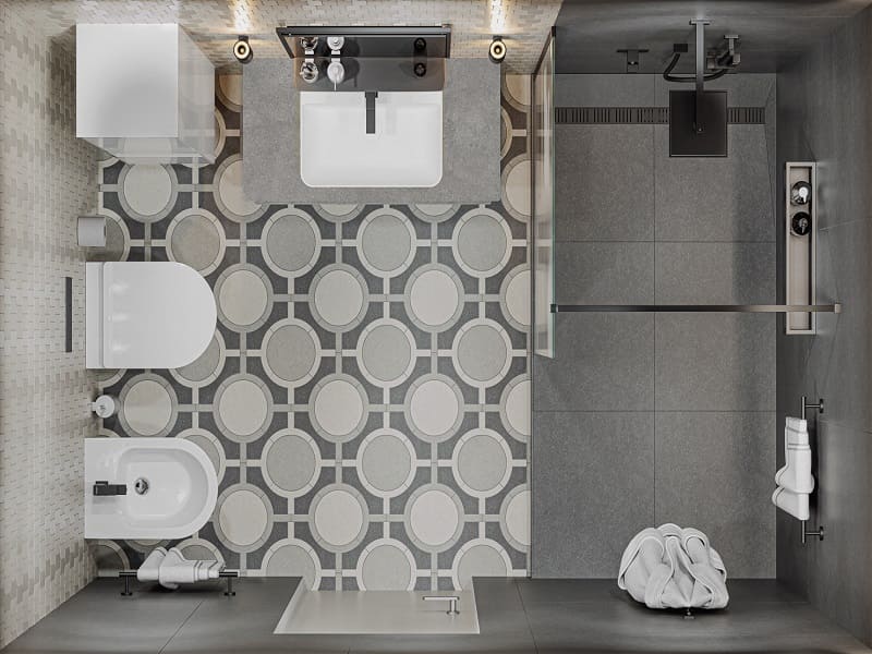 Совмещенный санузел Джиминьяно Совмещенный санузел Джиминьяно