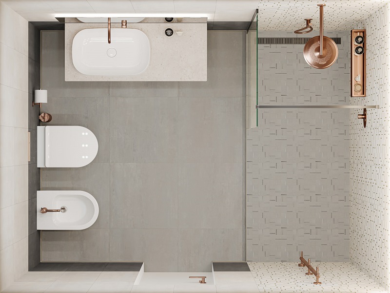 Ванная комната с душевой Гварди