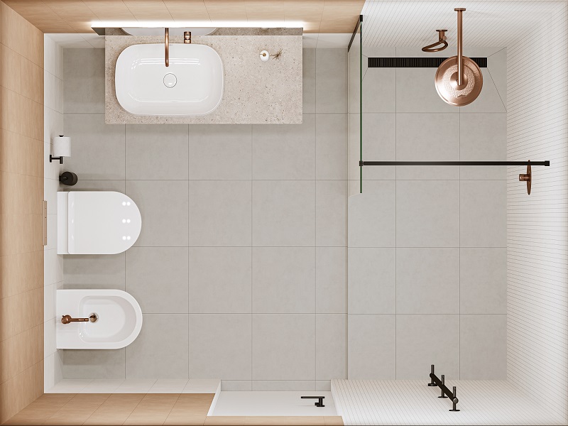 Ванная комната с душевой Каннареджо Ванная комната с душевой Каннареджо