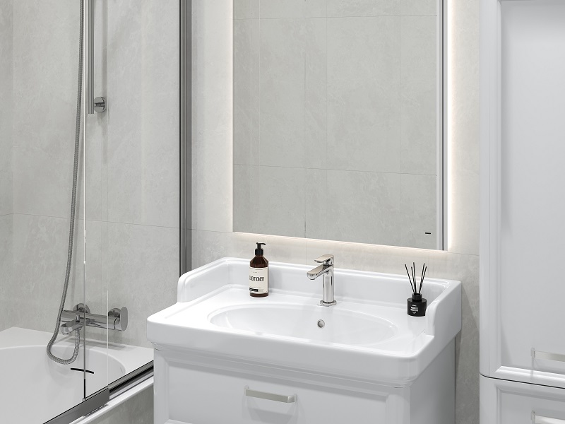 Ванная комната Монте Тиберио Серый