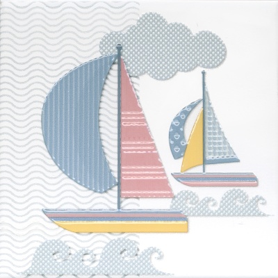 Декор Бон Вояж «Парусник» 20x20x0,69