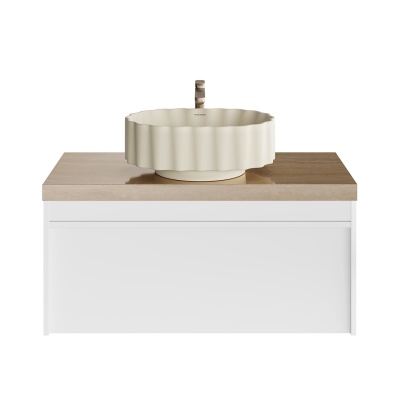 Тумба Modula/Модула подвесная 100 с ящиком 1+1, белая глянцевая Тумба Modula/Модула подвесная 100 с ящиком 1+1, белая глянцевая