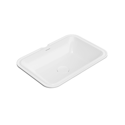 Раковина Plaza/Плаза встраиваемая снизу 55, белая глянцевая Раковина Plaza/Плаза встраиваемая снизу 55, белая глянцевая