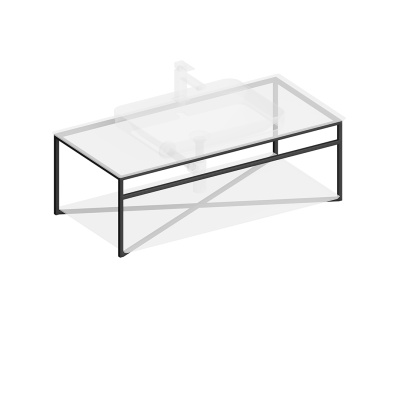 Металлическая структура Plaza Next/Плаза Некст подвесная 100, черная матовая