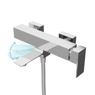 Смеситель Fioretto/Фьоретто для ванны с душевой лейкой, шлангом и держателем, хром Смеситель Fioretto/Фьоретто для ванны с душевой лейкой, шлангом и держателем, хром