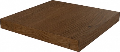 Ступень угловая клееная левая Сальветти вишня 33x33x0,9