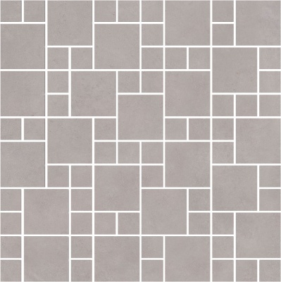 Керамический декор мозаичный (гранит) 30x30x0,8 Александрия серый мозаичный