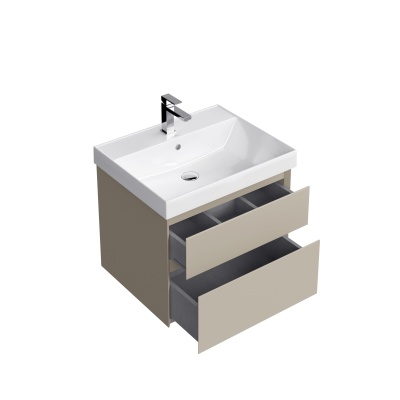 Тумба Cubo/Кубо подвесная с ящиками 60, лимо матовая Тумба Cubo/Кубо подвесная с ящиками 60, лимо матовая