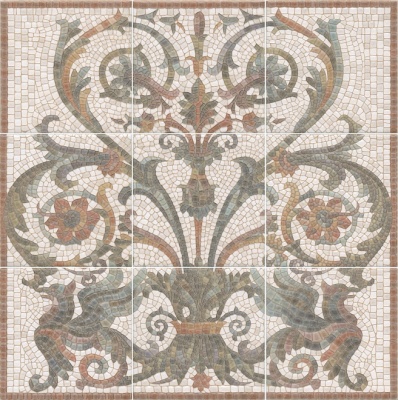 Панно Виченца глянцевый (из 9 ч. разм. 15х15) 45x45x0,69