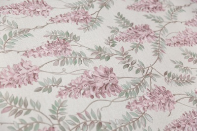 Обои виниловые Эдем мотив, бежевый, розовый