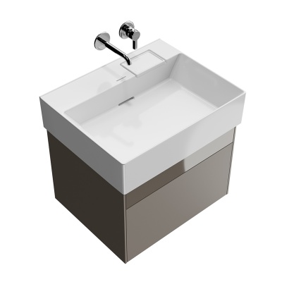 Тумба Logica/Лоджика подвесная 2 ящика 60 см, песчаный