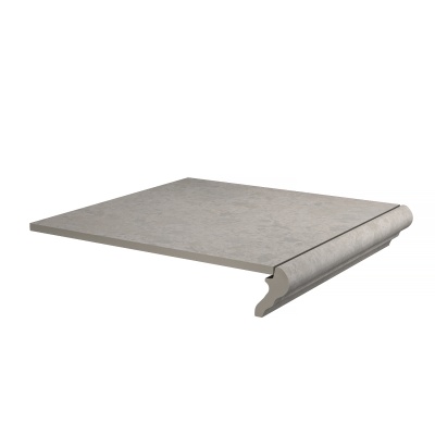 Ступень фронтальная Ферони серый светлый матовый обрезной 30x30x0,8 Ступень фронтальная Ферони серый светлый матовый обрезной 30x30x0,8