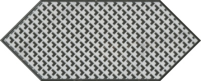 Декор Келуш 3 черно-белый 14x34x0,69 Декор Келуш 3 черно-белый 14x34x0,69