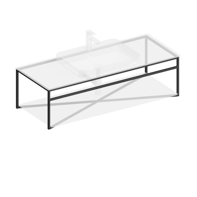 Металлическая структура Plaza Next/Плаза Некст подвесная 120, черная матовая Металлическая структура Plaza Next/Плаза Некст подвесная 120, черная матовая