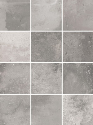 Спартель серый матовый 29,8х39,8x0,7 из 12 частей 9,8x9,8