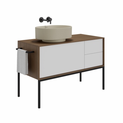 Раковина ARTBASIN Vento/АртБейзин Венто накладная 50, песочная матовая