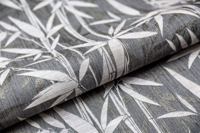 Обои виниловые Бамбук мотив, серый Обои виниловые Бамбук мотив, серый