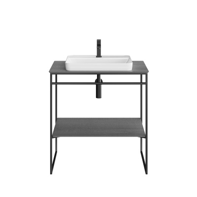 Металлическая структура PLAZA Next напольная 80, черная матовая