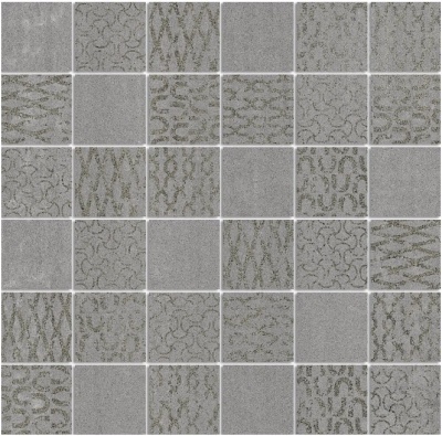 Декор Про Дабл серый темный мозаичный 30x30x0,9