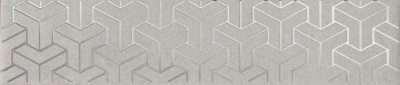 Бордюр Ломбардиа серый матовый 25x5,4x0,8