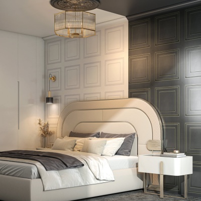 Обои виниловые Буазери мотив, черный