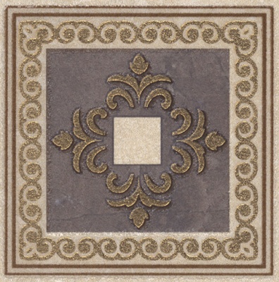 Вставка Орсэ лаппатированный обрезной 8x8x0,8