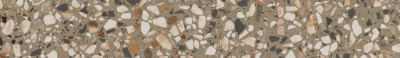 Плинтус Бричиола бежевый матовый обрезной 60x9,5x0,9
