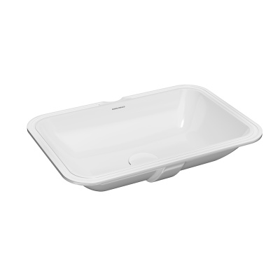 Раковина Plaza/Плаза встраиваемая снизу 55, белая глянцевая Раковина Plaza/Плаза встраиваемая снизу 55, белая глянцевая