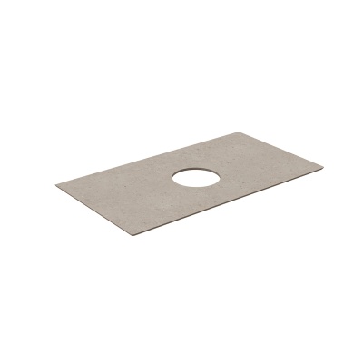 Столешница Magica/Маджика Риккарди 90 см, бежевая матовая (без отв. под смеситель)