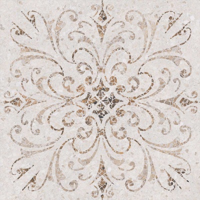 Керамический гранит 60x60x1,1 Терраццо бежевый светлый декорированный обрезной Керамический гранит 60x60x1,1 Терраццо бежевый светлый декорированный обрезной