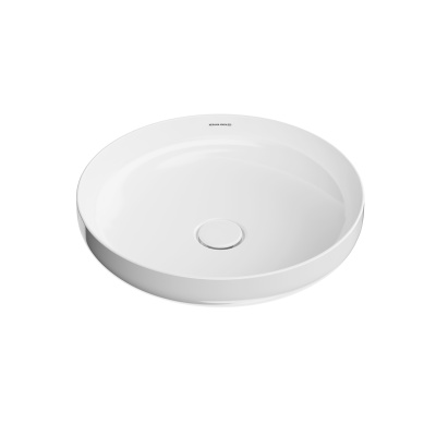Раковина Safi/Сафи накладная 46 с крепежом, белая глянцевая Раковина Safi/Сафи накладная 46 с крепежом, белая глянцевая