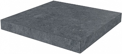 Ступень угловая клееная Роверелла серый темный 33x33x0,9