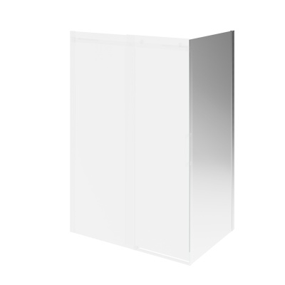 Душевая боковая панель Cristallo/Кристалло, 100х210, брашированный никель Душевая боковая панель Cristallo/Кристалло, 100х210, брашированный никель