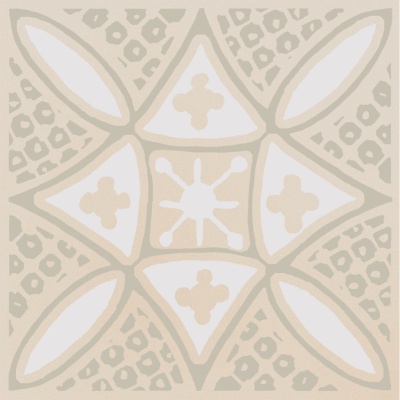 Декор Бахия 2 бежевый светлый глянцевый 9,8x9,8x0,7 Декор Бахия 2 бежевый светлый глянцевый 9,8x9,8x0,7