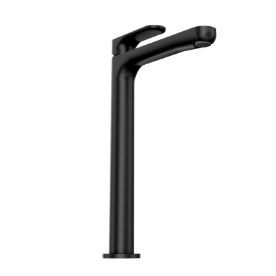 Смеситель для раковины Ole/Оле однорычажный высокий без донного клапана, матовый черный Смеситель для раковины Ole/Оле однорычажный высокий без донного клапана, матовый черный