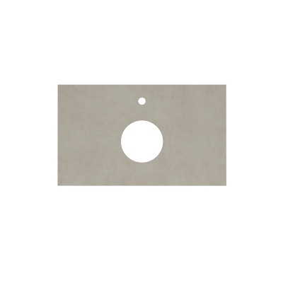 Столешница из керамогранита Про Чементо 80x48, бежевая матовая