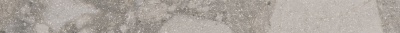 Бордюр Рабат Стоун серый матовый обрезной 30x2,5x1,9