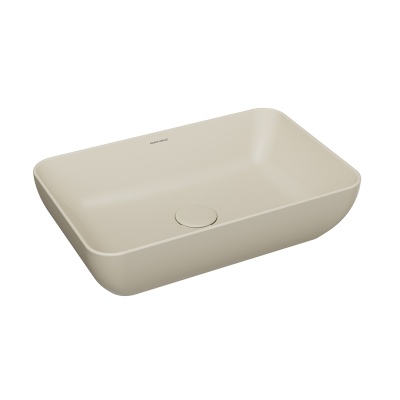 Раковина Plaza/Плаза накладная 55, песочная матовая Раковина Plaza/Плаза накладная 55, песочная матовая
