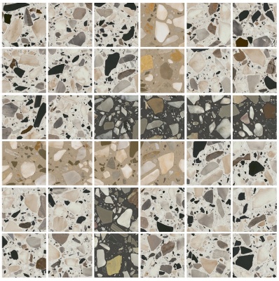 Декор Бричиола 2 мозаичный лаппатированный 30x30x0,9