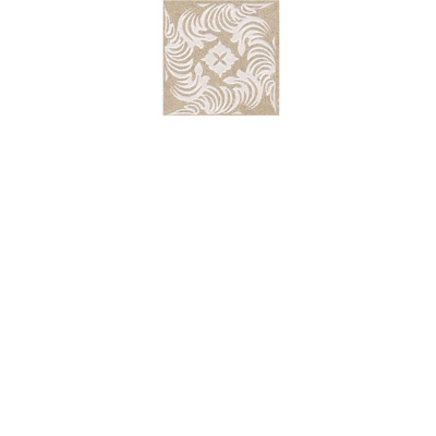 Керамическая вставка 4,9x4,9x0,8 Золотой пляж тёмный бежевый