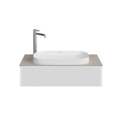 Тумба MAGICA подвесная 90, 1 ящик, утренний серый матовый Тумба MAGICA подвесная 90, 1 ящик, утренний серый матовый