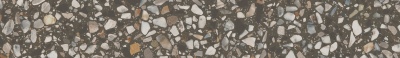Плинтус Бричиола коричневый матовый обрезной 60x9,5x0,9