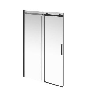 Душевая дверь Cristallo/Кристалло, раздвижная с функцией плавного открывания и закрывания, 140х210, матовый черный, упаковка 1/2 Душевая дверь Cristallo/Кристалло, раздвижная с функцией плавного открывания и закрывания, 140х210, матовый черный, упаковка 1/2