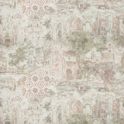 Обои виниловые Впечатление мотив, зеленый