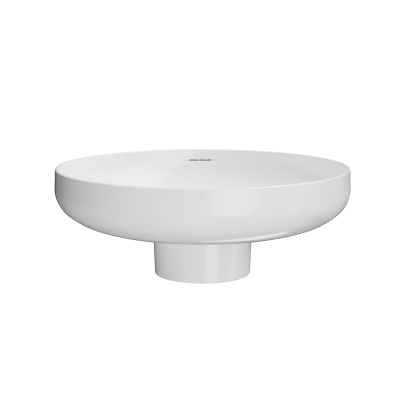 Раковина Safi/Сафи накладная 46 с крепежом, белая глянцевая Раковина Safi/Сафи накладная 46 с крепежом, белая глянцевая