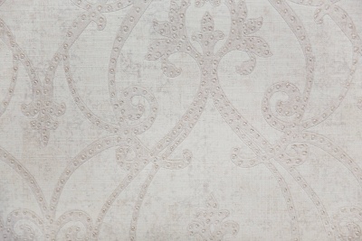 Обои виниловые на флизелиновой основе Дамаск мотив, бежево-серый Обои виниловые на флизелиновой основе Дамаск мотив, бежево-серый