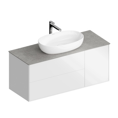 Тумба Plaza Modern/Плаза Модерн подвесная 120 белый 3 ящика Тумба Plaza Modern/Плаза Модерн подвесная 120 белый 3 ящика